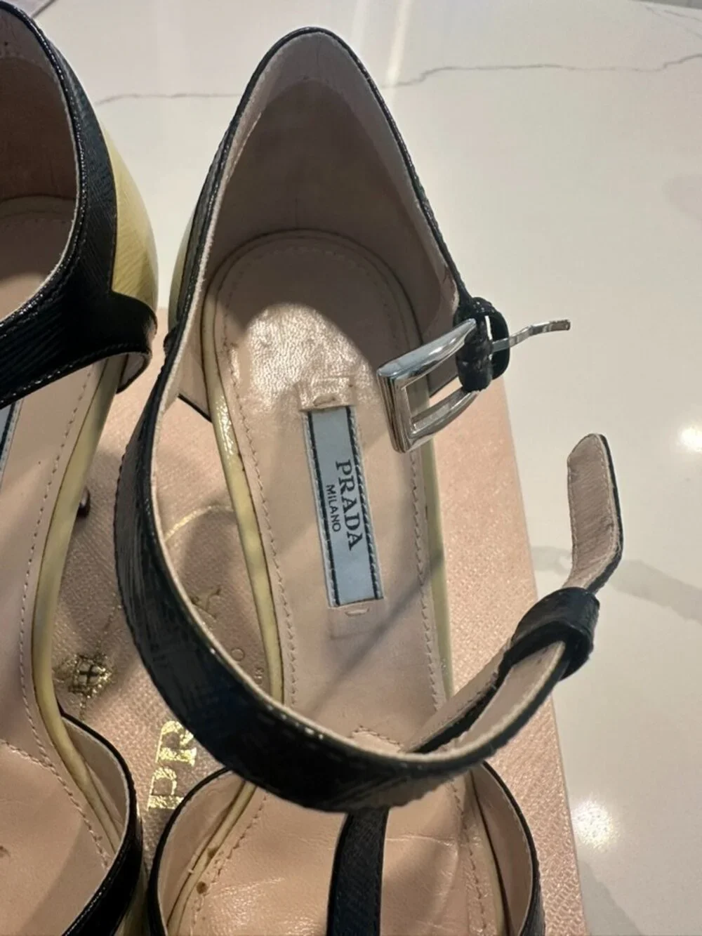 Prada Heels with Box